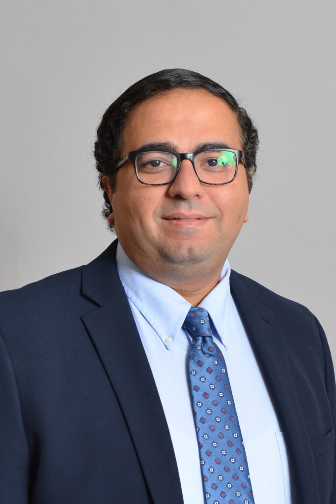 Sherif Abdelhamid, Ph.D., assistant professor in the Department of Computer and Information Sciences