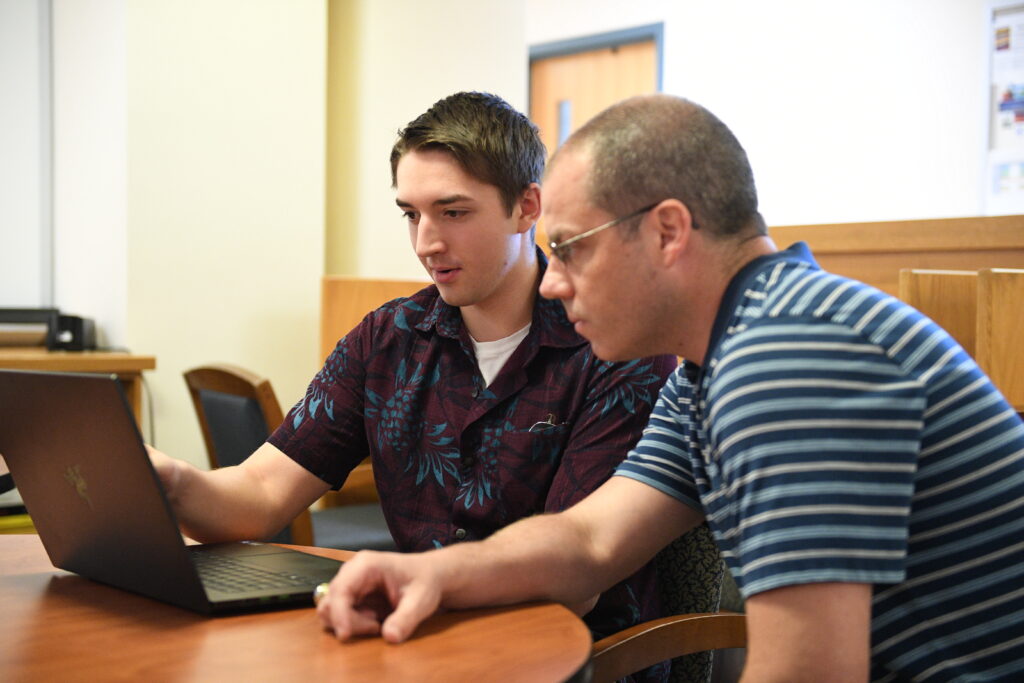 Working alongside the VMI admissions and financial aid offices, Aidan Carman ’27, an applied mathematics major, sought to determine what factors ultimately decide the likelihood a cadet will graduate, the likelihood a cadet will graduate in a particular major, the retention rate of cadets, and more.
